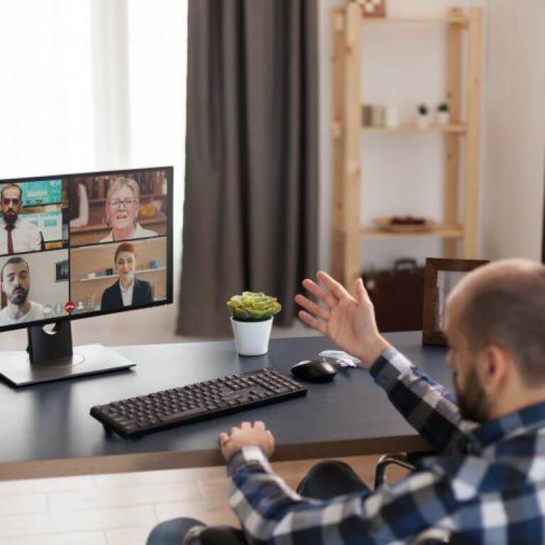 video-call-in-home-office